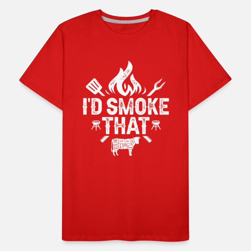 Chef Butcher BBQ I'd Smoke That Funny Father's Day