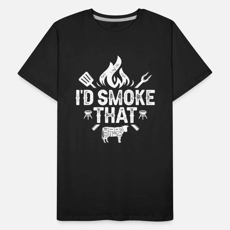 Chef Butcher BBQ I'd Smoke That Funny Father's Day