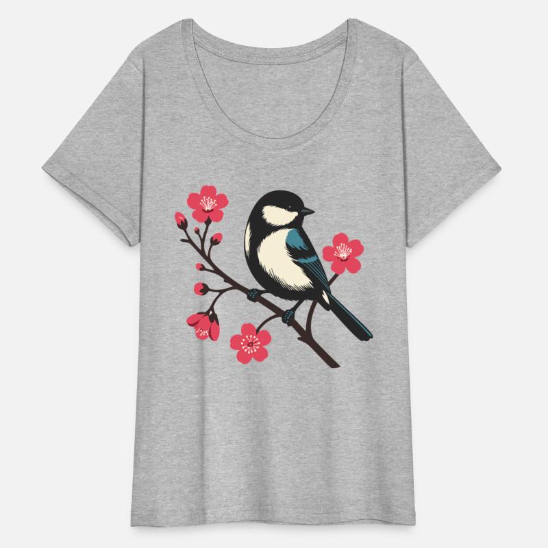 Cherry Blossom Bird - Spring Serenity Art