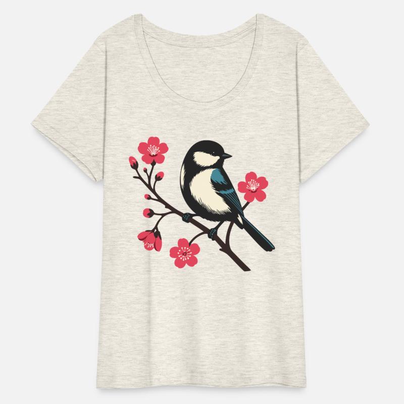 Cherry Blossom Bird - Spring Serenity Art