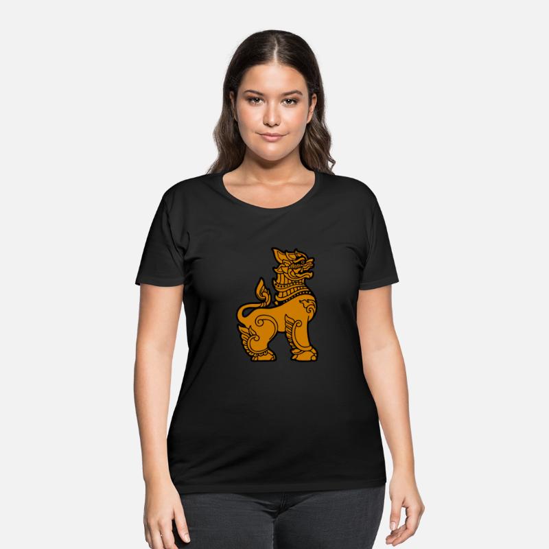 Chinthe burma asian god animal
