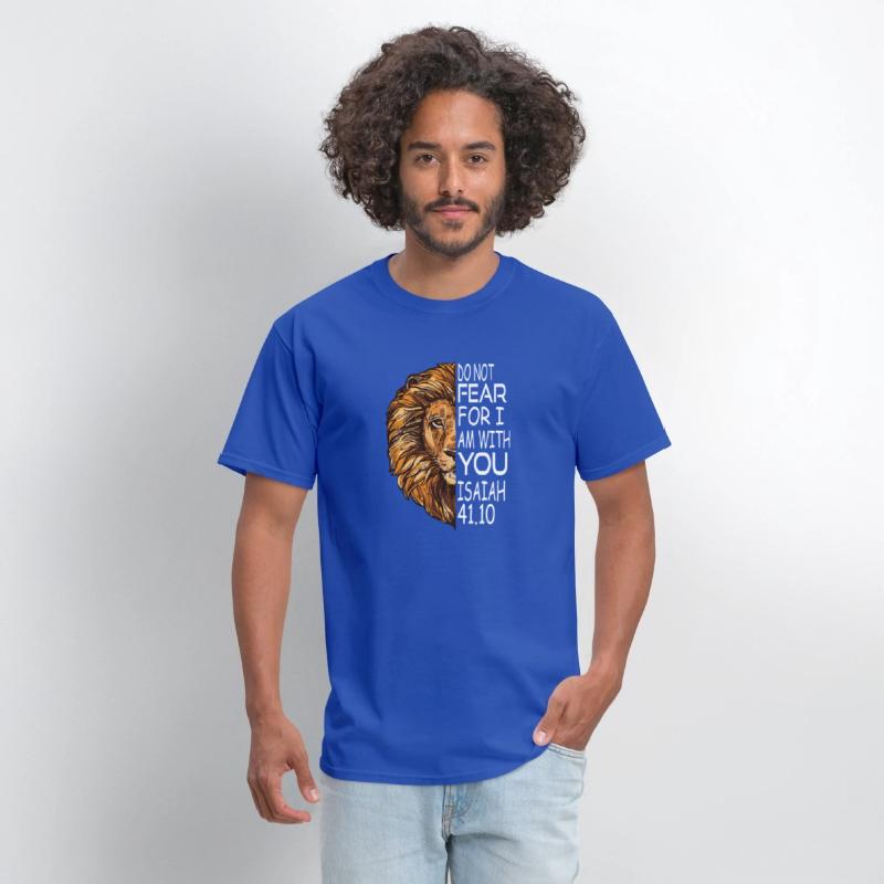 Christian Religious Bible Verse Sayings Lion Fear