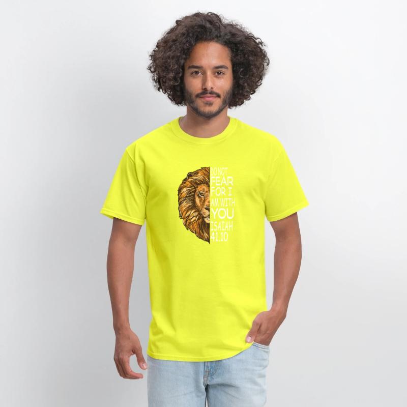 Christian Religious Bible Verse Sayings Lion Fear