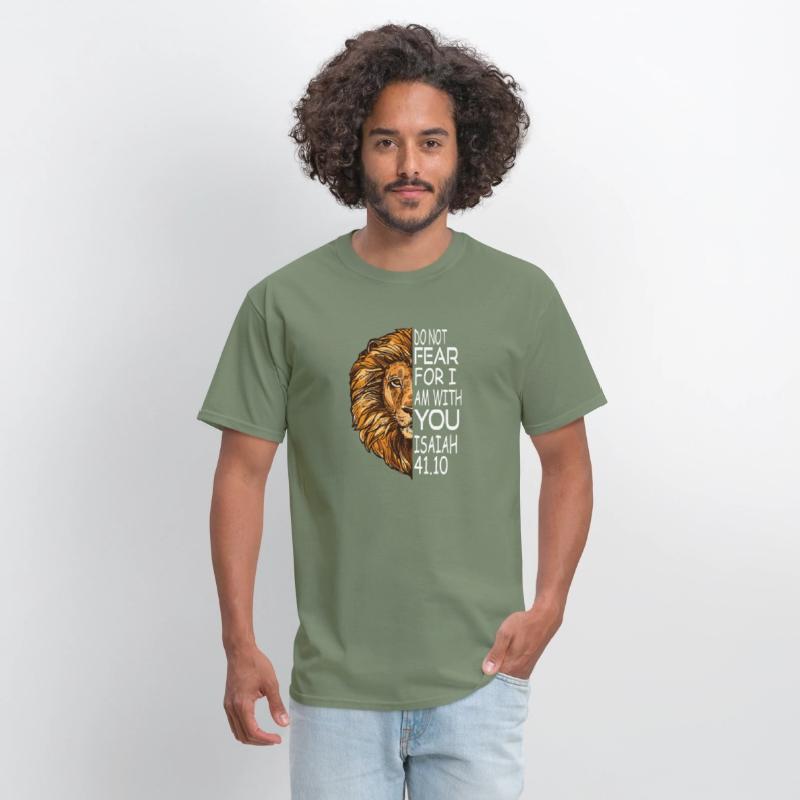 Christian Religious Bible Verse Sayings Lion Fear