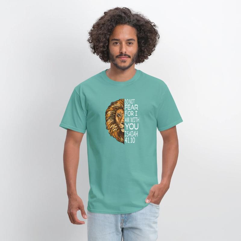 Christian Religious Bible Verse Sayings Lion Fear