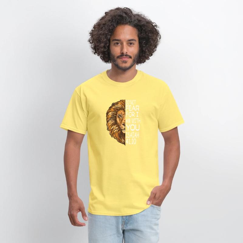 Christian Religious Bible Verse Sayings Lion Fear
