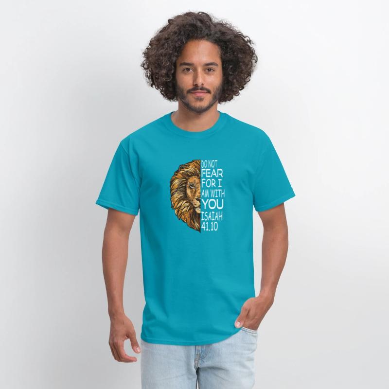 Christian Religious Bible Verse Sayings Lion Fear