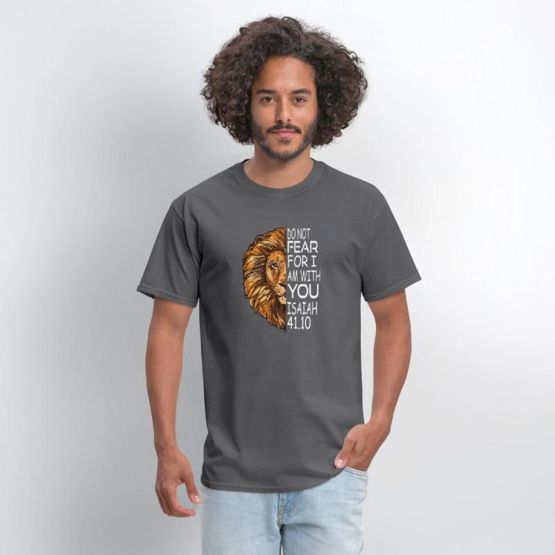 Christian Religious Bible Verse Sayings Lion Fear