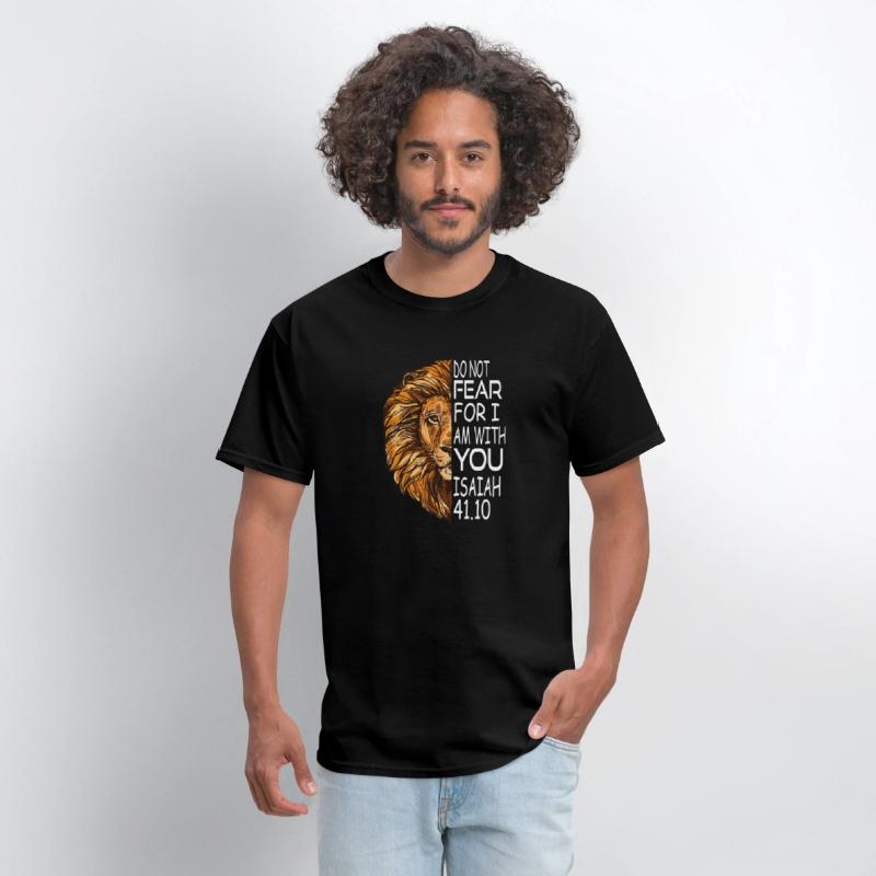 Christian Religious Bible Verse Sayings Lion Fear