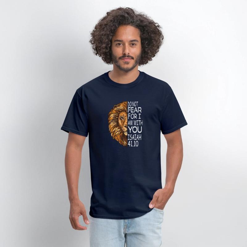 Christian Religious Bible Verse Sayings Lion Fear