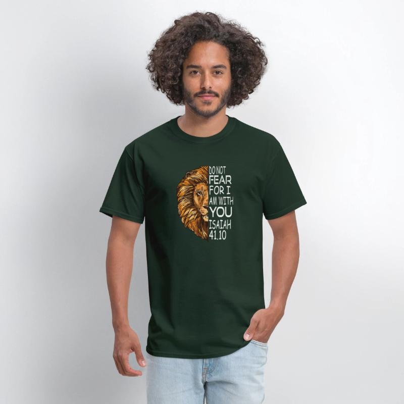 Christian Religious Bible Verse Sayings Lion Fear