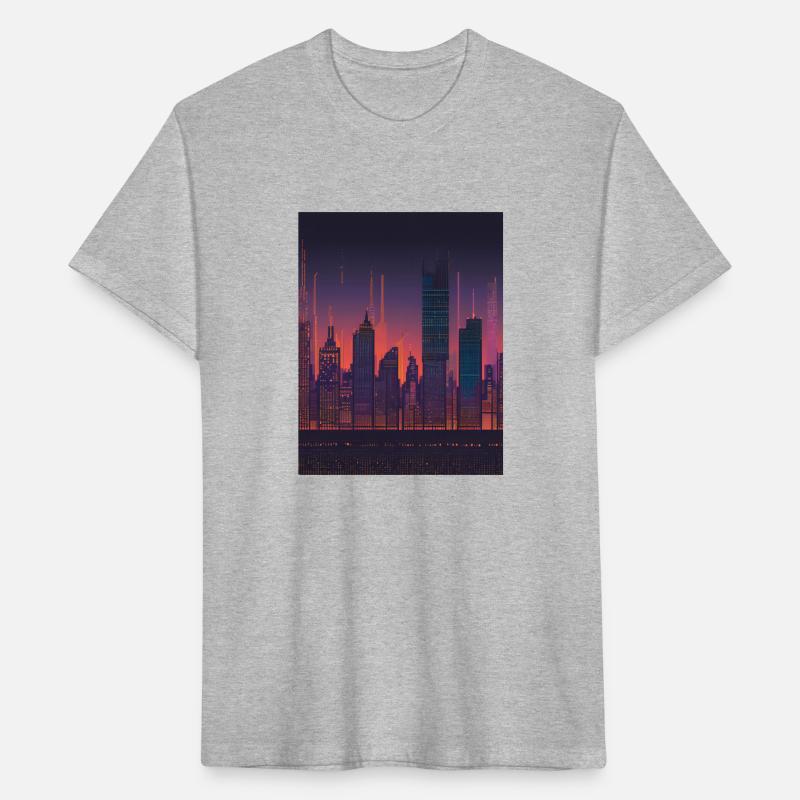 City Skyline ASCII Art 2