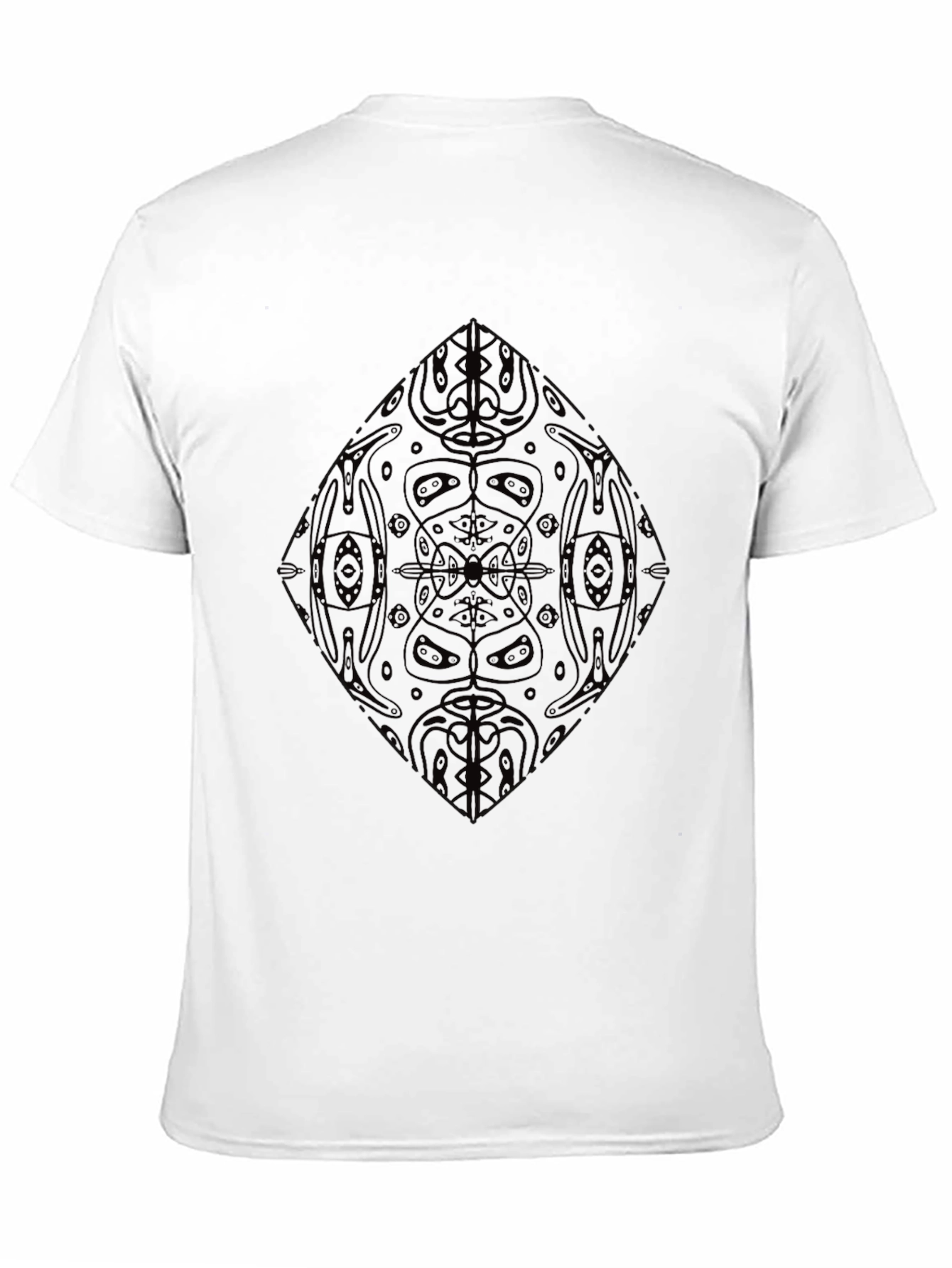 Mens Black Tribal Graphic Tee