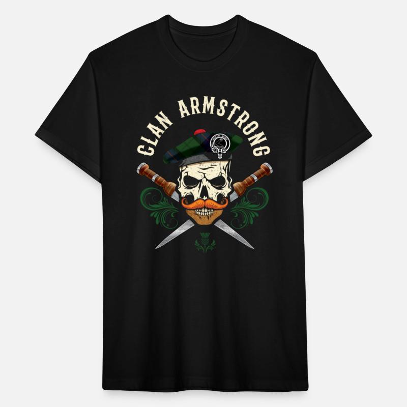 Clan Amrstrong Scottish Skull Crest Badge Dirk