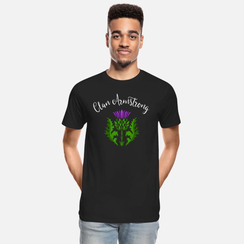 Clan Armstrong Surname Thistle Flower Scottish