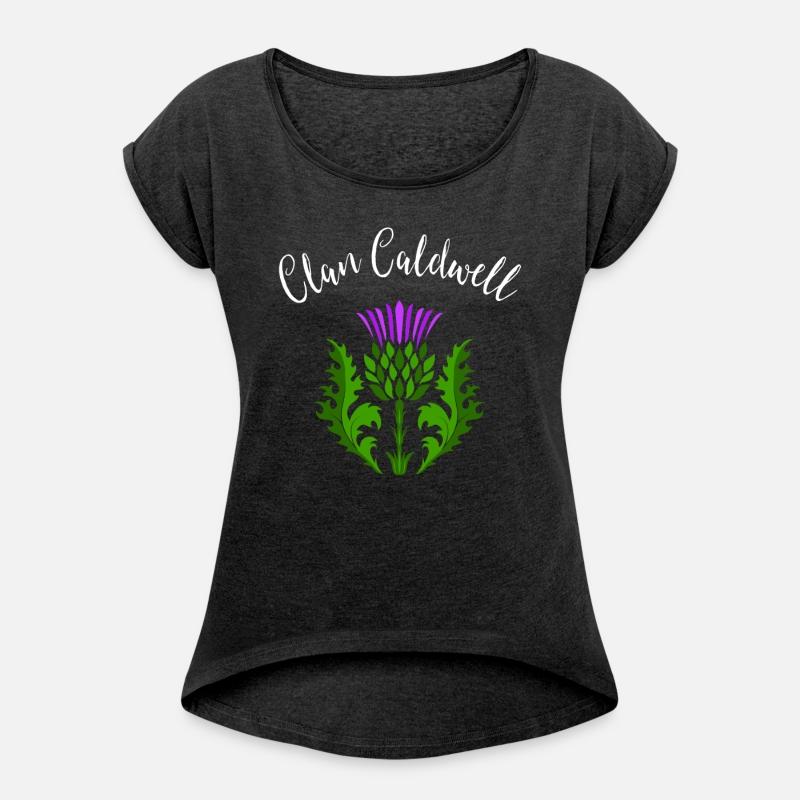 Clan Caldwell Surname Thistle Flower Scottish Clan