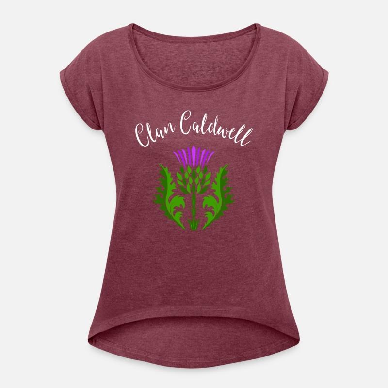 Clan Caldwell Surname Thistle Flower Scottish Clan