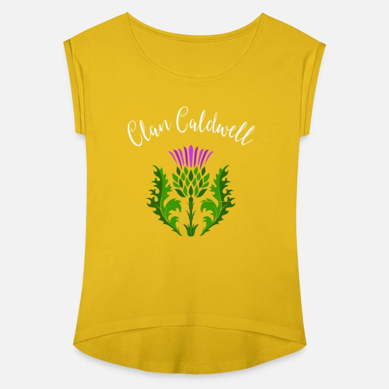 Clan Caldwell Surname Thistle Flower Scottish Clan