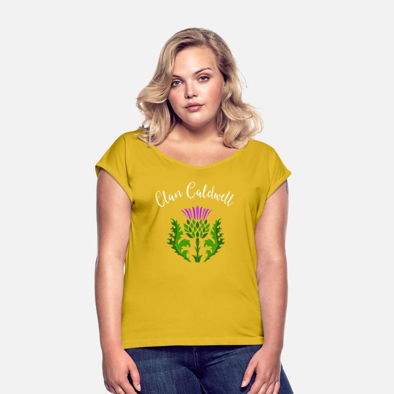 Clan Caldwell Surname Thistle Flower Scottish Clan
