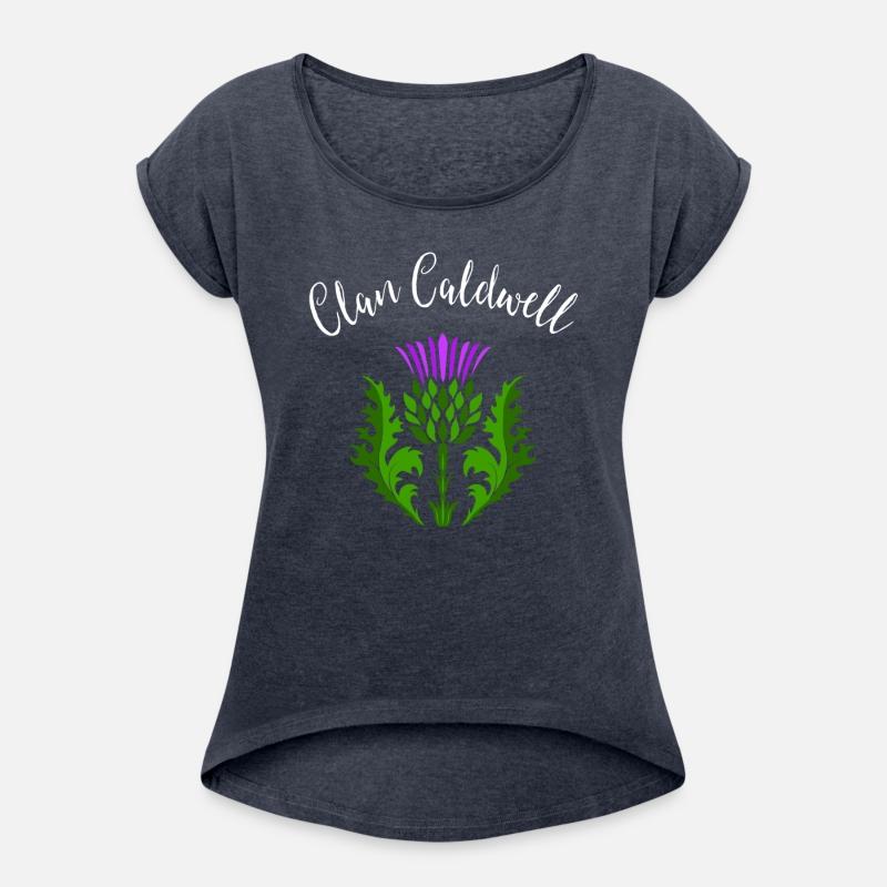 Clan Caldwell Surname Thistle Flower Scottish Clan