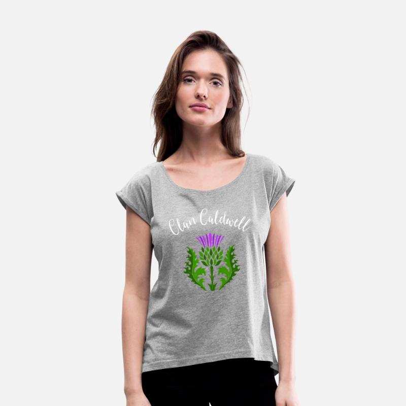 Clan Caldwell Surname Thistle Flower Scottish Clan
