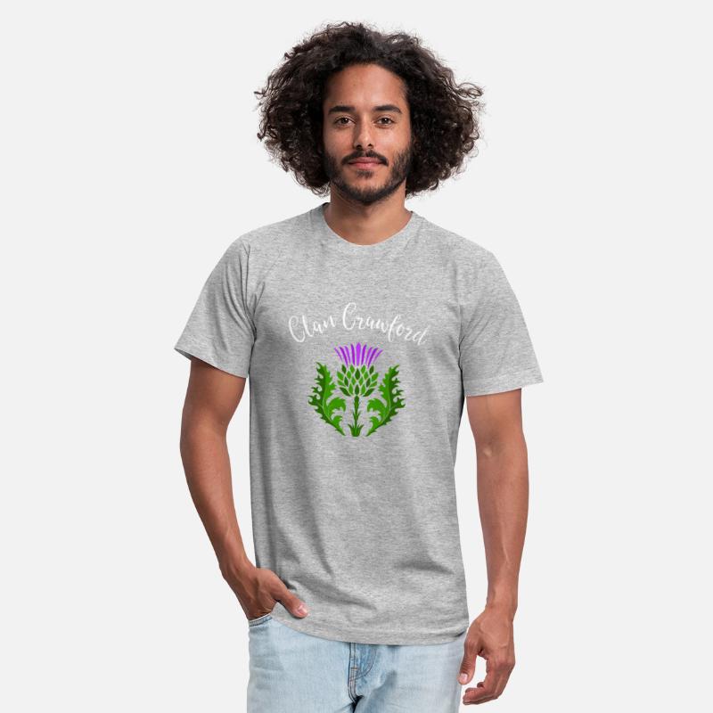 Clan Crawford Surname Thistle Flower Scottish Clan