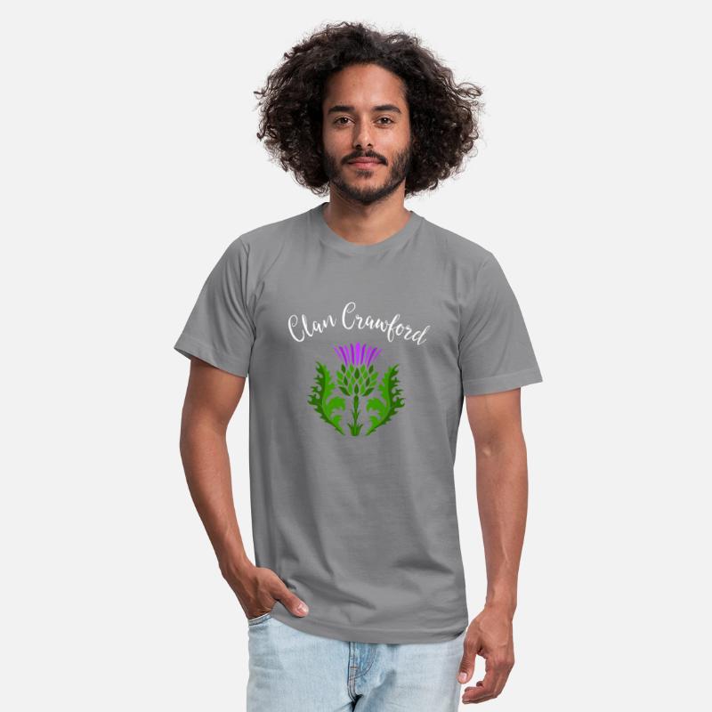 Clan Crawford Surname Thistle Flower Scottish Clan