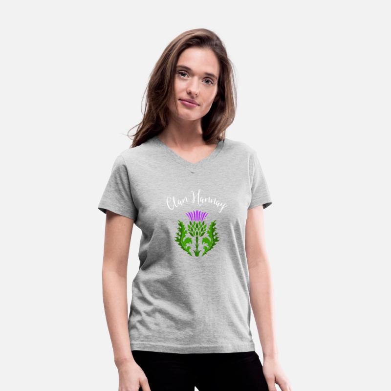 Clan Hannay Surname Thistle Flower Scottish Clan