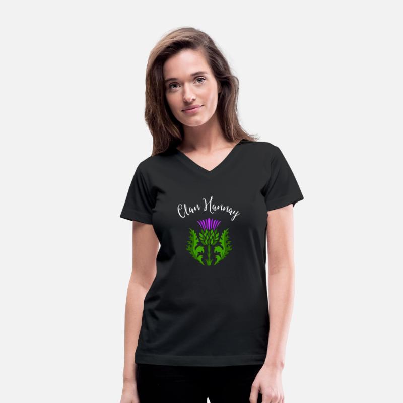Clan Hannay Surname Thistle Flower Scottish Clan