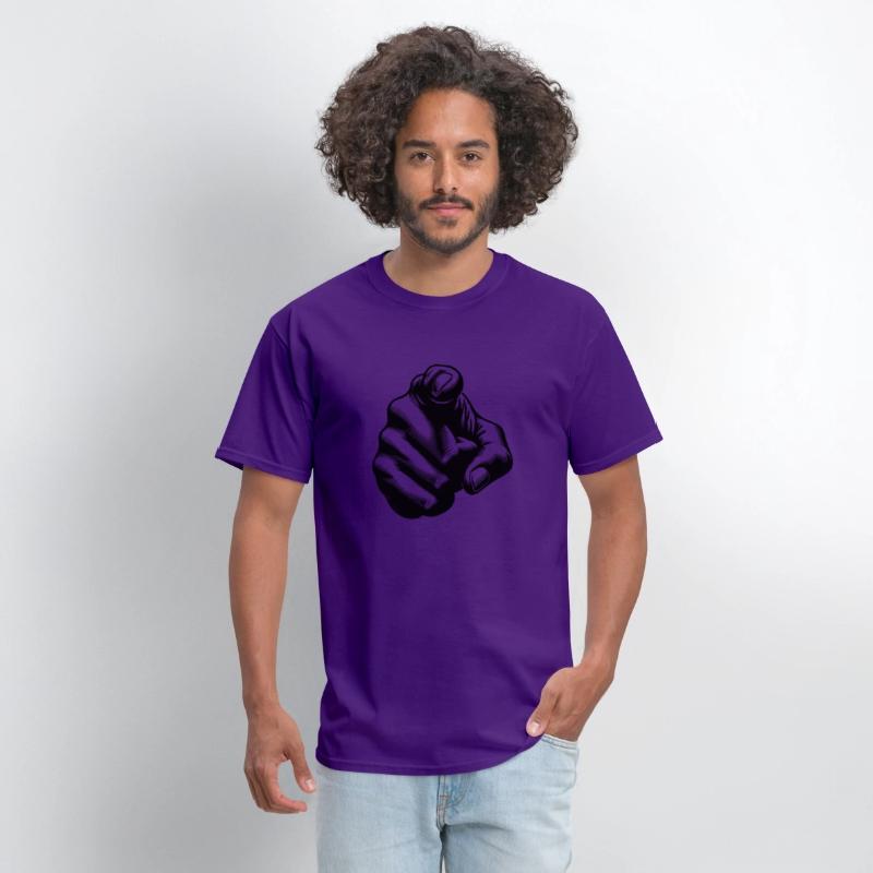 Classic Hand Position Precise Index Finger Gesture