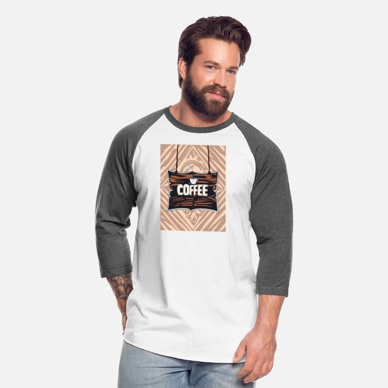 Coffee Time Under The Rustic Coffee Sign