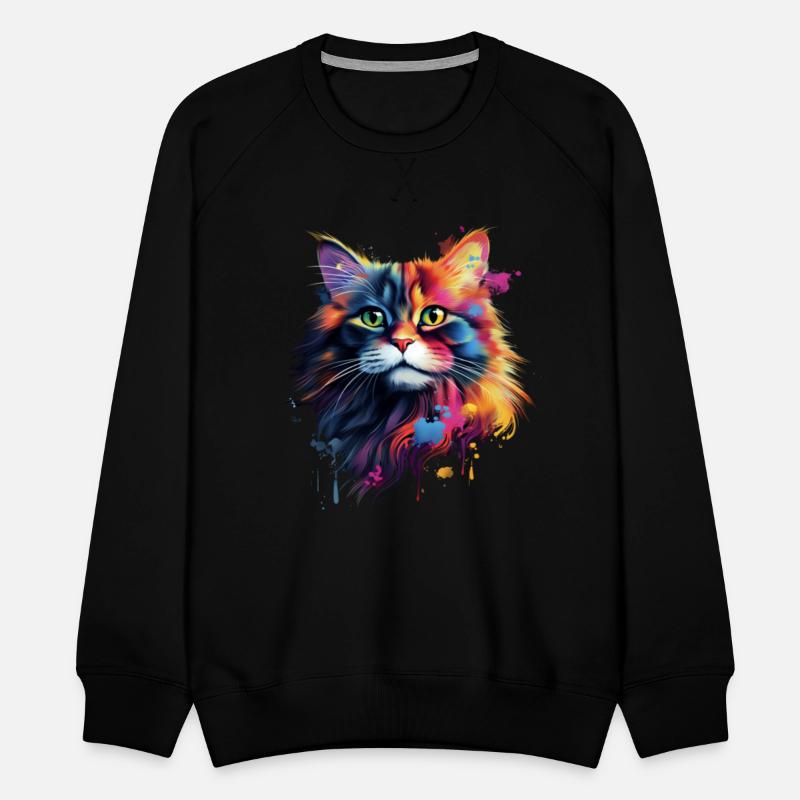 Color Explosion Persian Cat Art