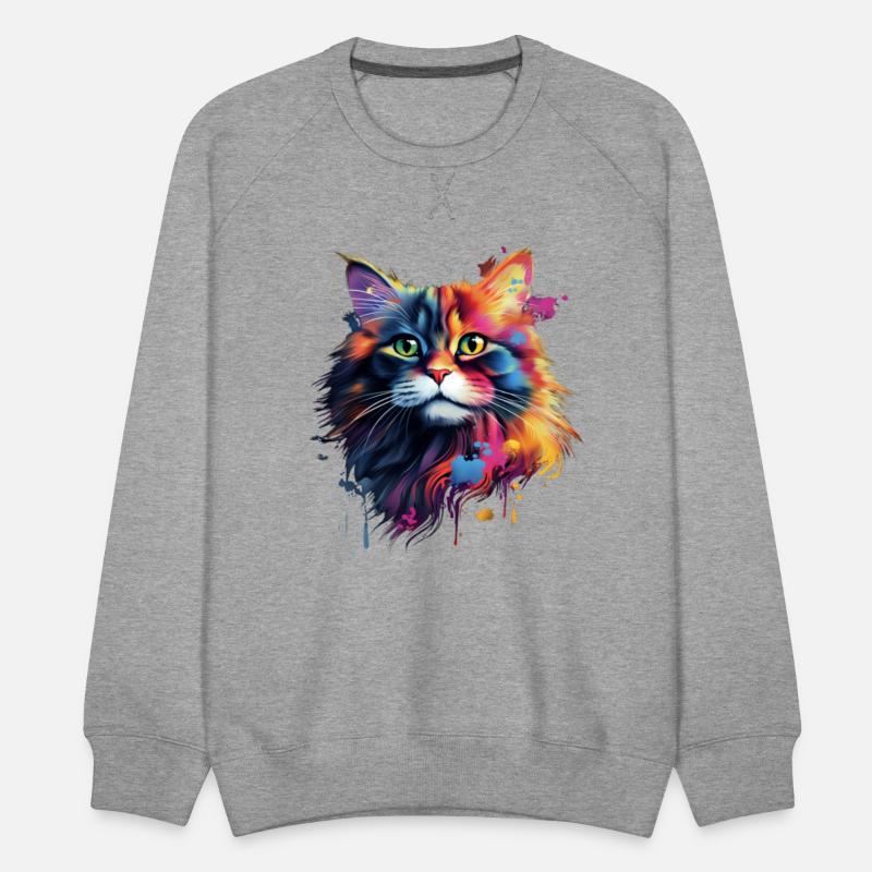 Color Explosion Persian Cat Art