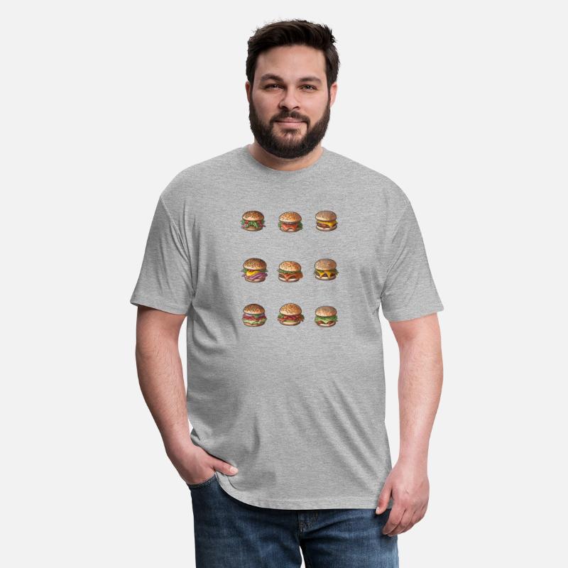 Colored Burgers Stickers Pack