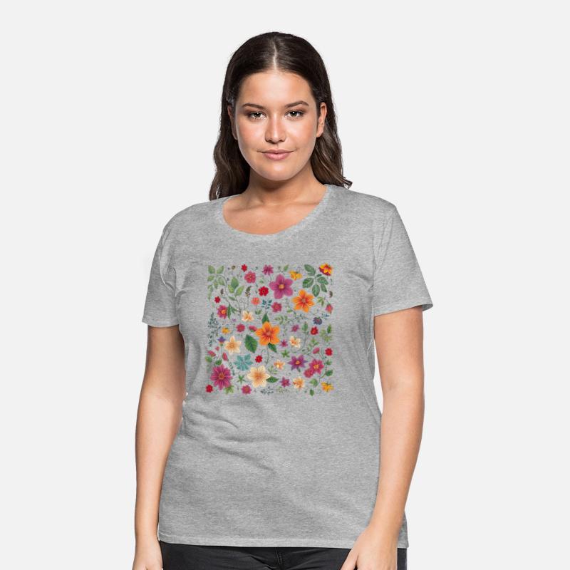 Colorful Intricate Flower Garden Pattern