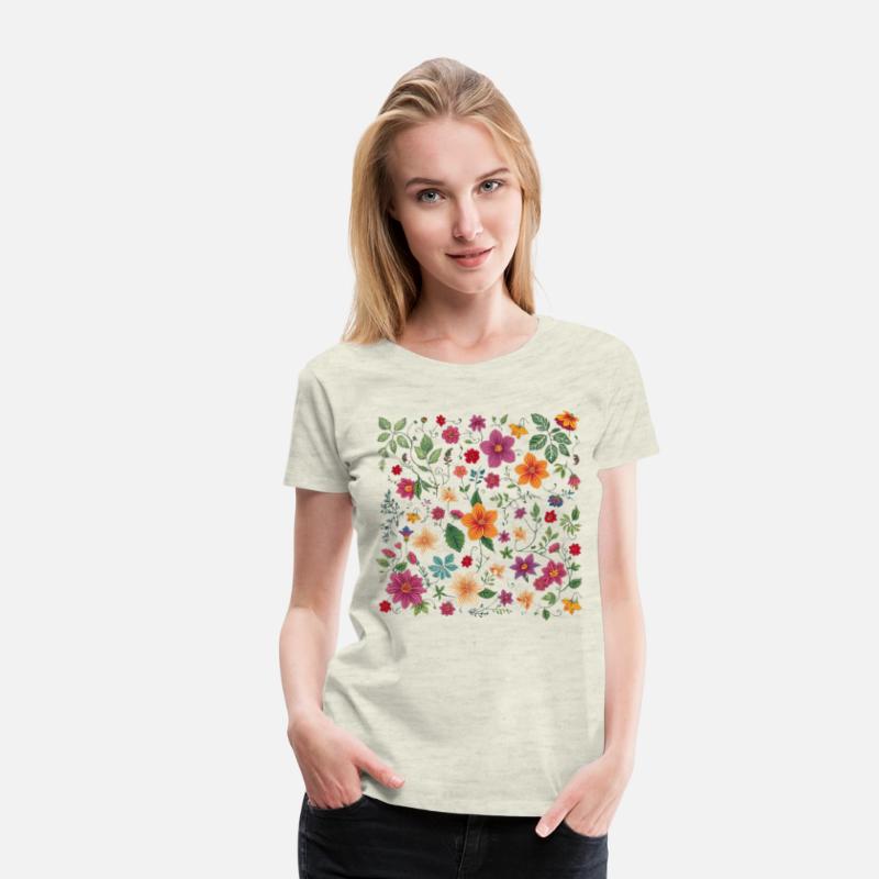 Colorful Intricate Flower Garden Pattern