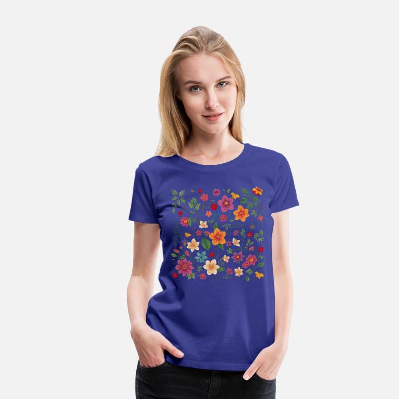 Colorful Intricate Flower Garden Pattern