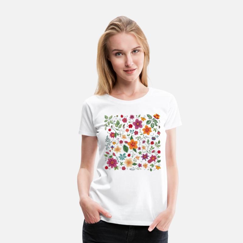 Colorful Intricate Flower Garden Pattern