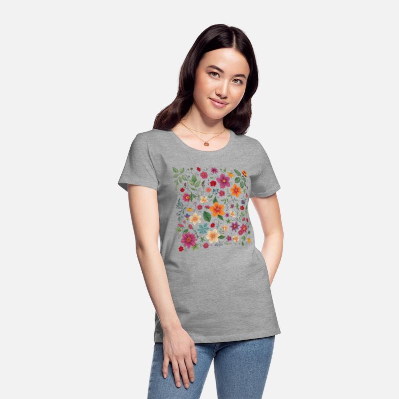Colorful Intricate Flower Garden Pattern