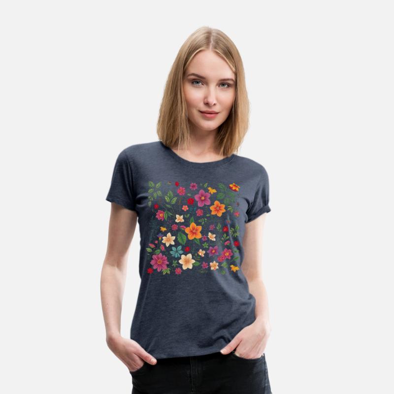 Colorful Intricate Flower Garden Pattern
