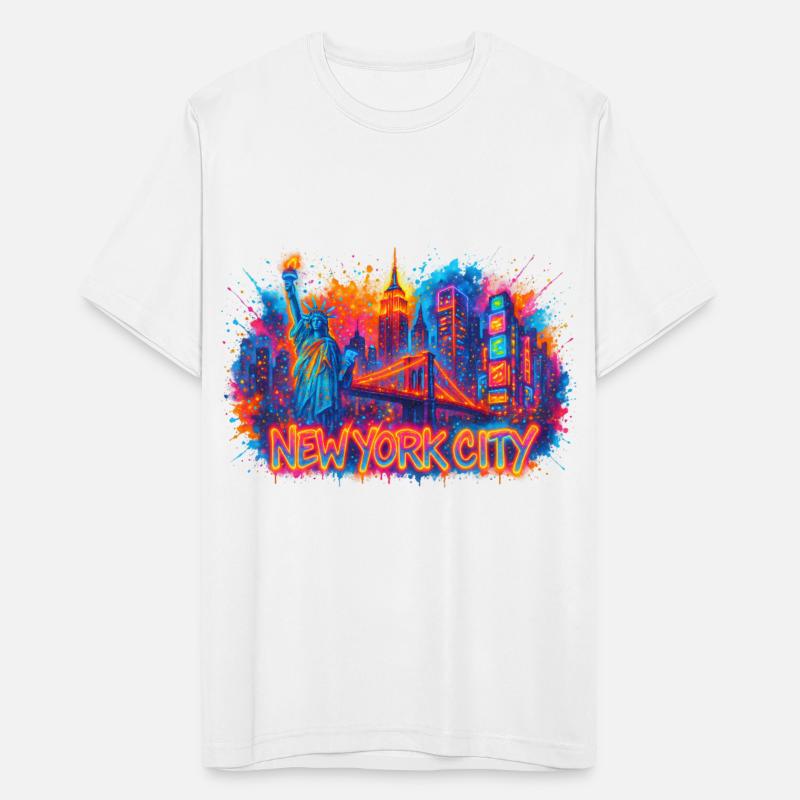 Colorful New York City Skyline Art – Urban NYC