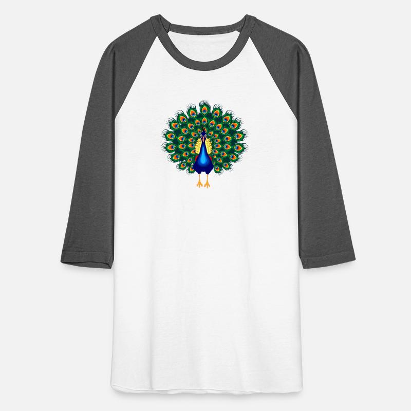 Colorful Proud Peacock with Open Wings