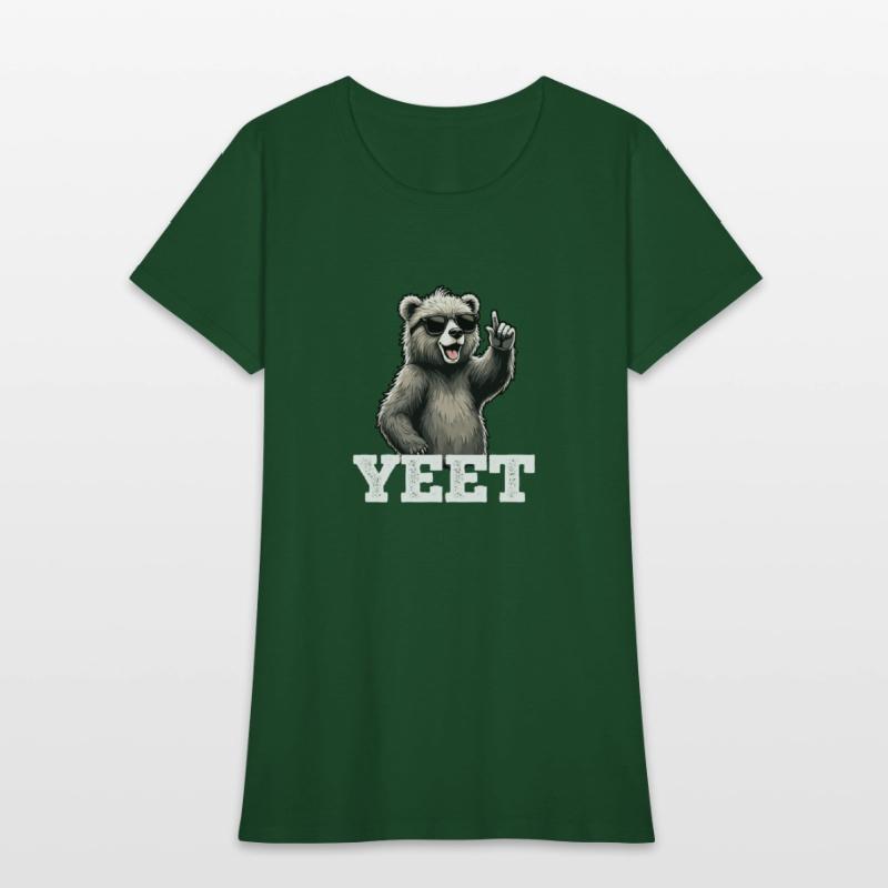 Cool Bear "Yeet" Vibes - Trendy Funtee