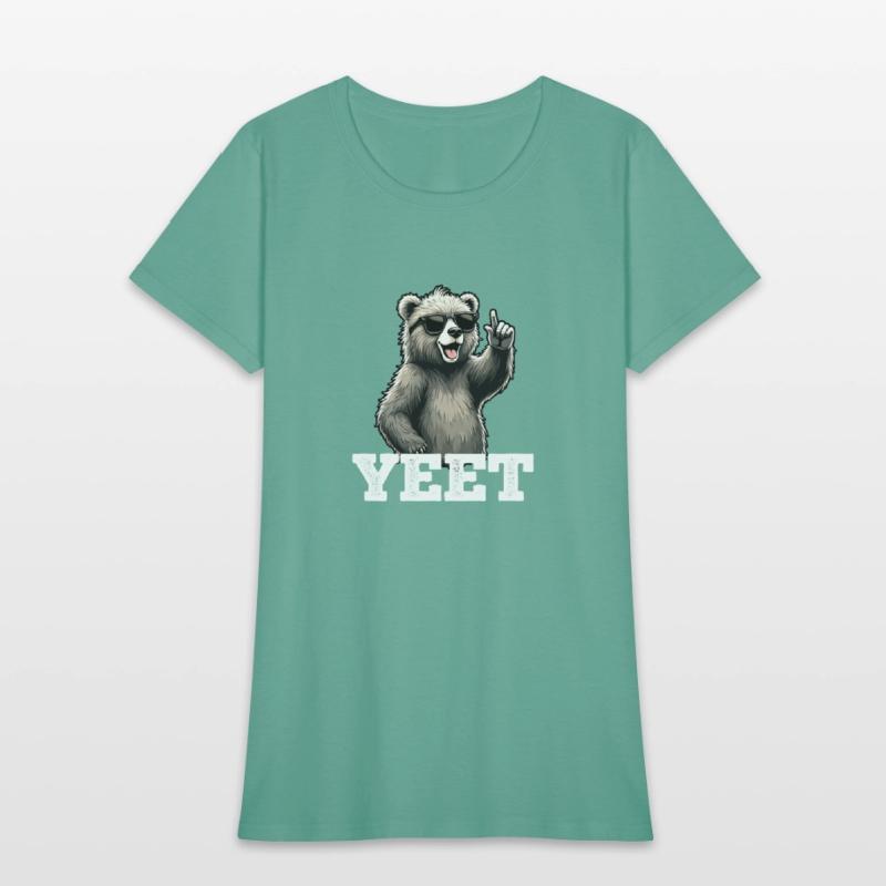 Cool Bear "Yeet" Vibes - Trendy Funtee