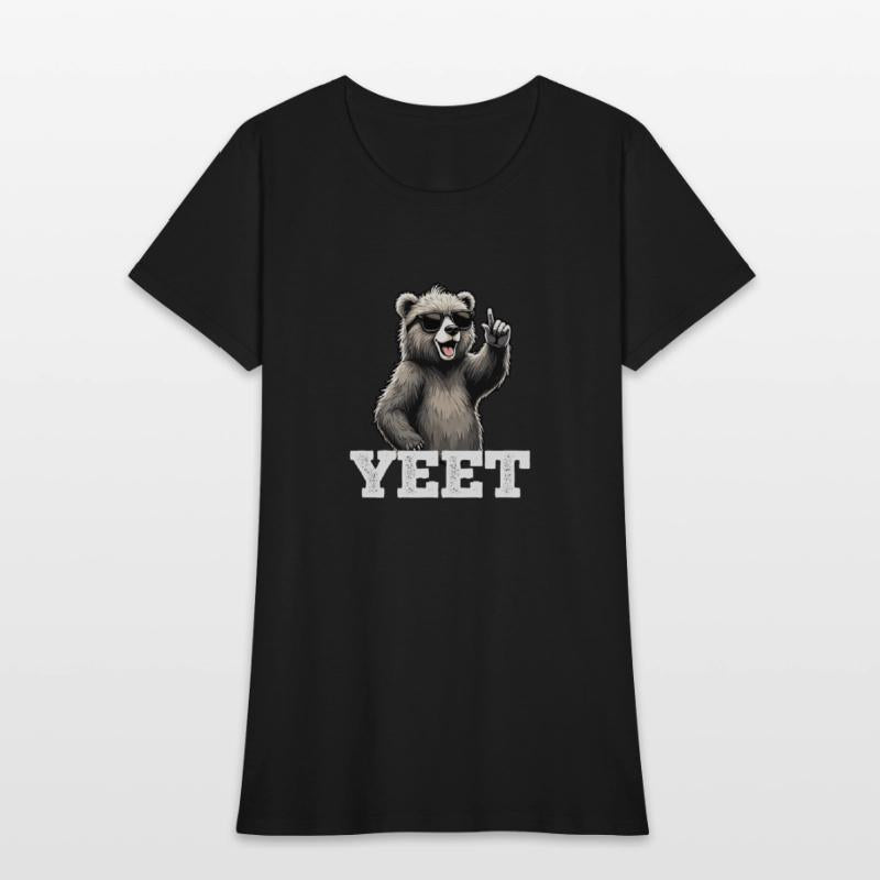 Cool Bear "Yeet" Vibes - Trendy Funtee