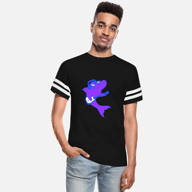 Cool Dolphin Playing Guitar Headphone Sunglasses