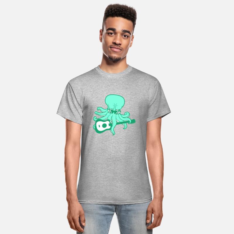 Cool Octopus Kraken Squid Plays Guitar Guitarist