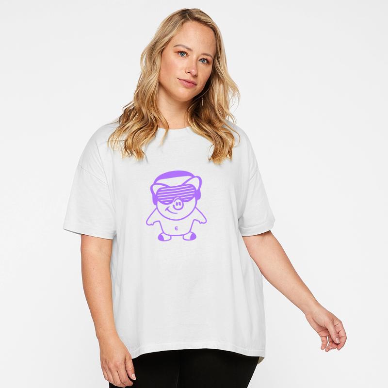 Cool Piglet Hog Pig Farm Animal Party Club DJ Fun