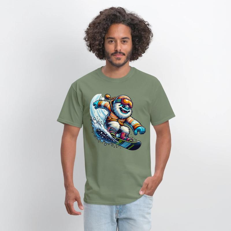 Cool Snowboarding Yeti Adventure