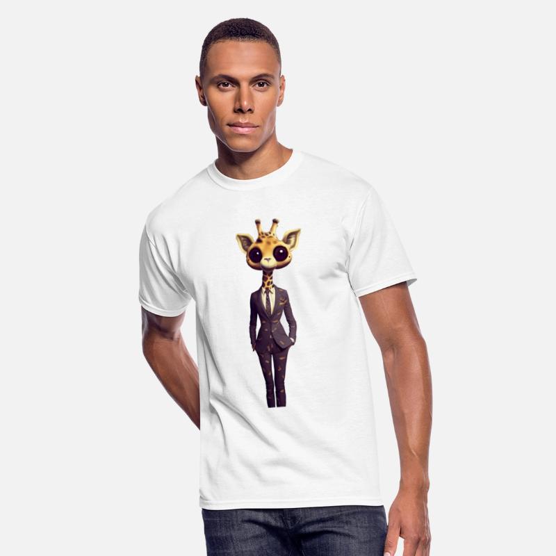 CoolNimals cute female Giraffe wearing a suit